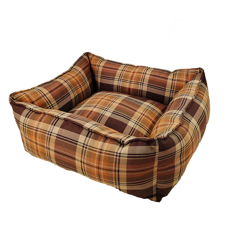 Bequemes quadratisches Hundebett