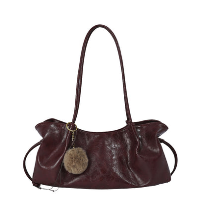 Chic Polka Dot Hobo Tote Bag