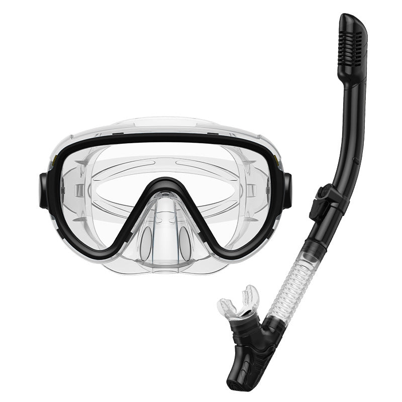 Premium Tauchmaske mit Antibeschlag-Funktion und Flexibler Atemröhre Brehn