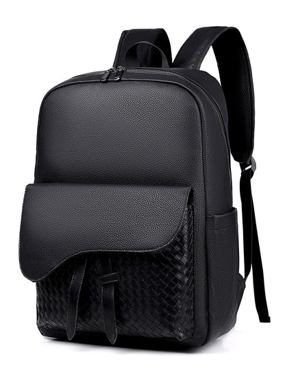 Eleganter Strukturierter Leder-Rucksack Brehn