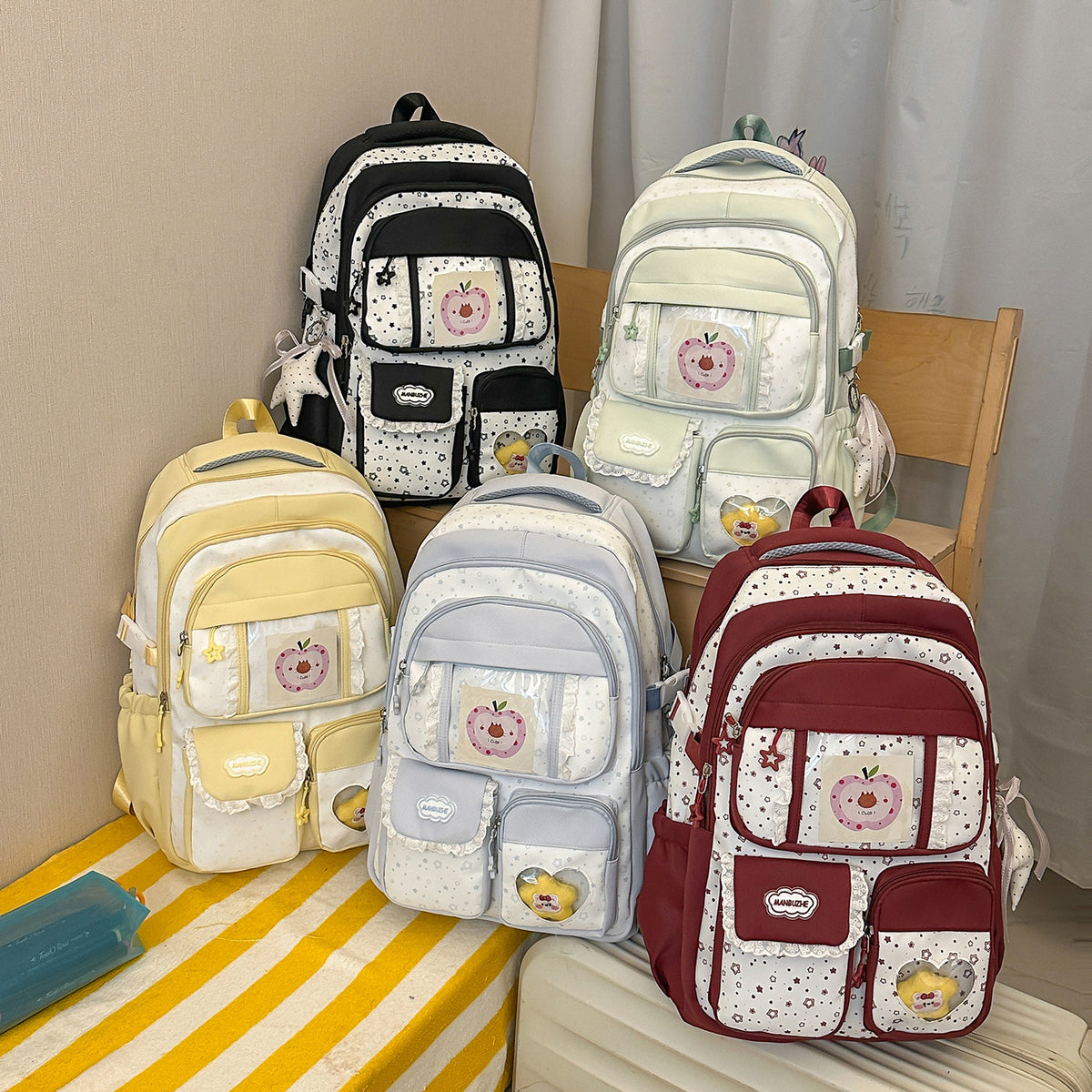 Stylischer Multifunktions-Schulrucksack Brehn