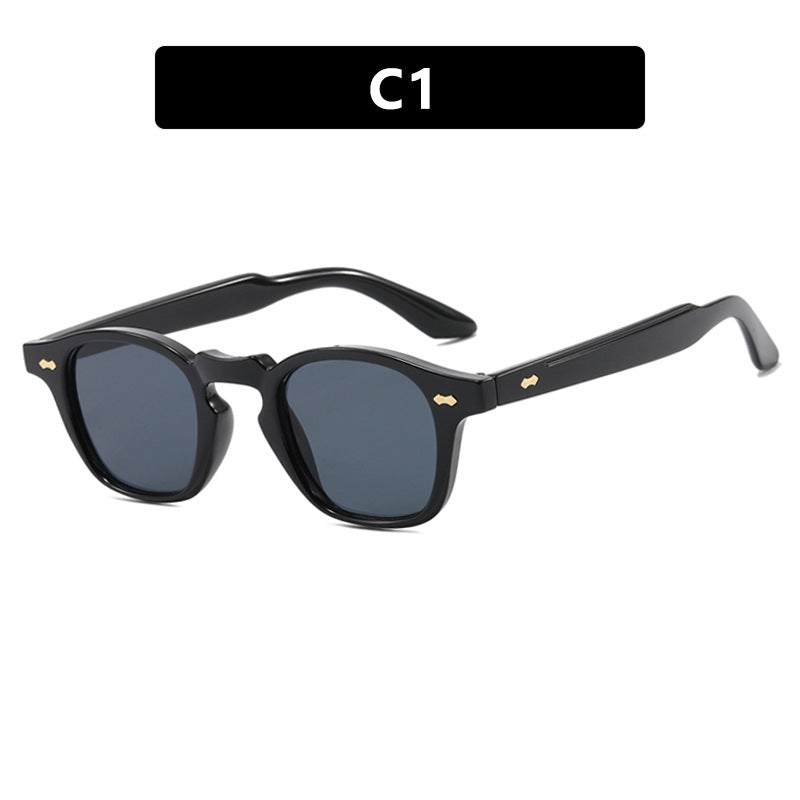 Damen geometrische Sonnenbrille mit schützendem UV-Filter und zeitgemäßem Design Brehn
