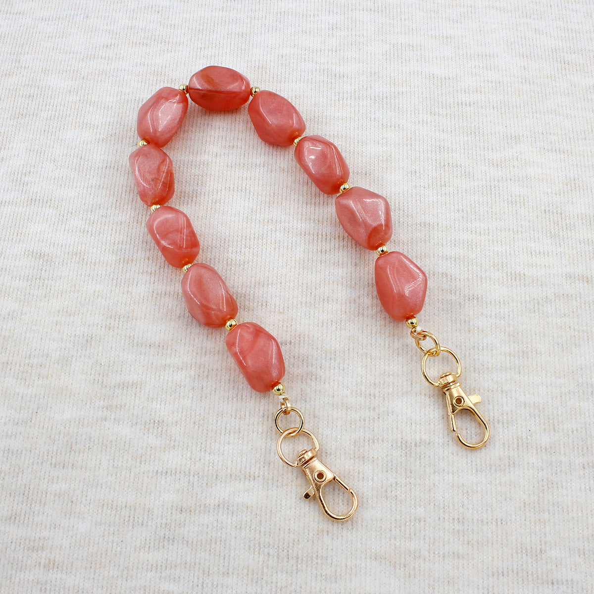 Chunky Beaded Brillen Kette Brehn