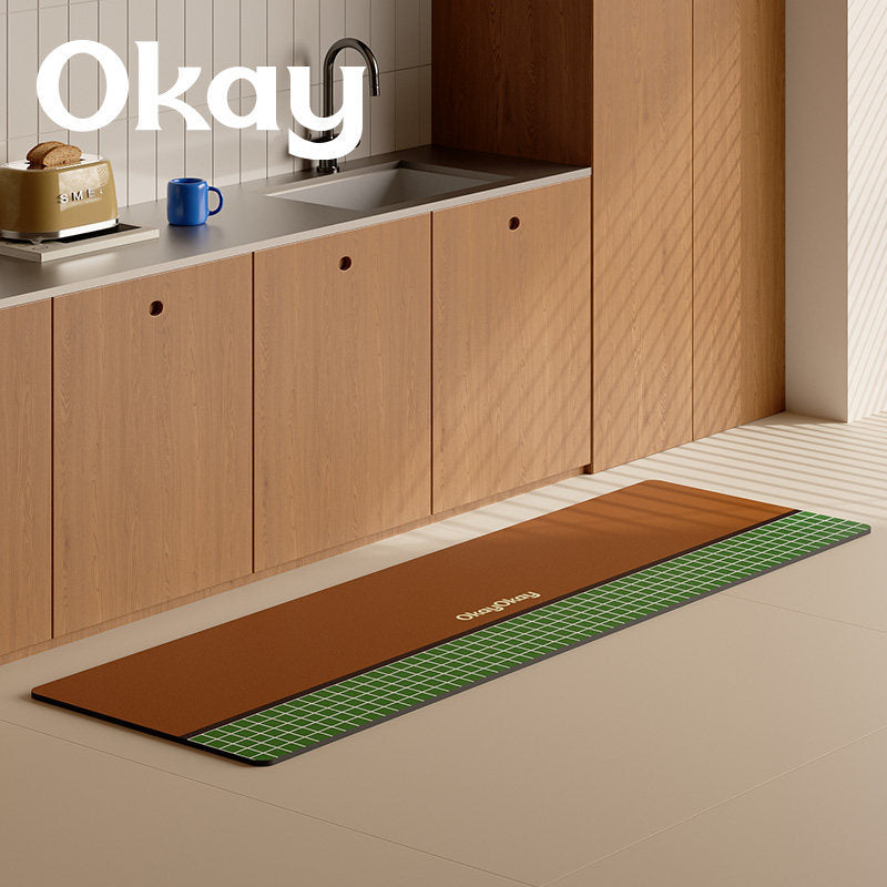 Anti-Fatigue Long Kitchen Runner Mat with Memory Foam Support