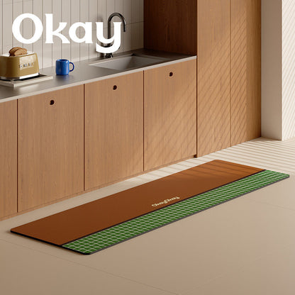 Anti-Fatigue Long Kitchen Runner Mat with Memory Foam Support