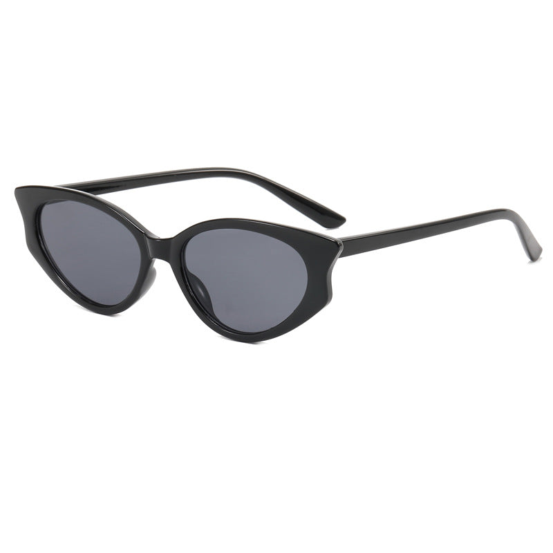 Damen Katzenaugen Sonnenbrille mit transparentem Rahmen Brehn