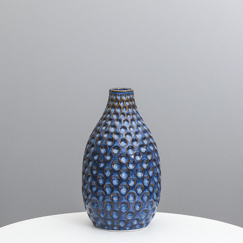 Texturierte Keramische Dekorative Vase Brehn