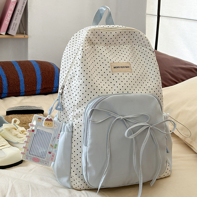 Minimalistische Punkteschule Rucksack