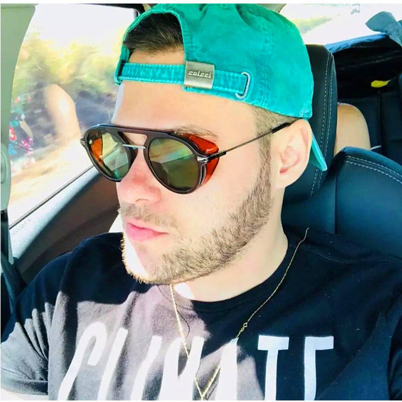 Damen extravagant geformte Sonnenbrille Brehn