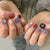 Künstlerische Press-On Nageldesigns Brehn