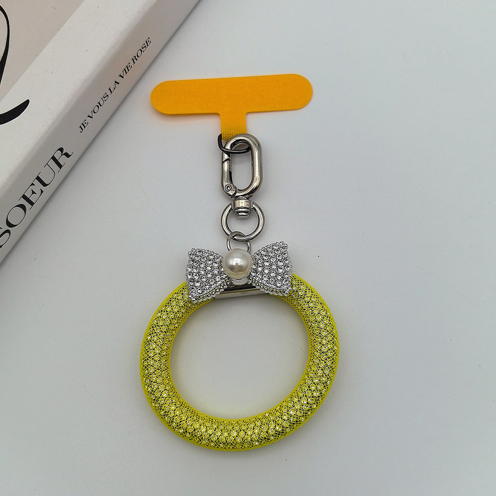 Eleganter Strass Schleife Schlüsselanhänger Brehn