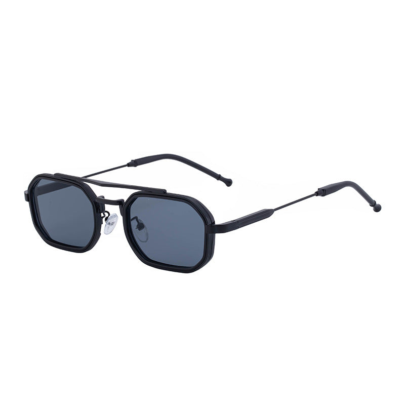 Damen modische Sonnenbrille im auffälligen, asymmetrischen Design Brehn