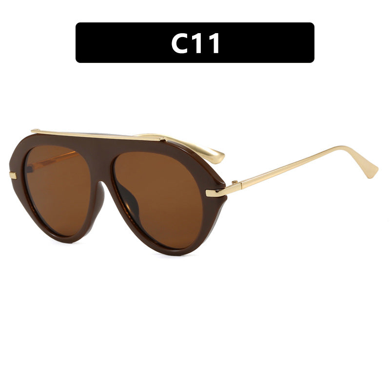 Damen Sonnenbrille im eleganten Hexagon-Design Brehn