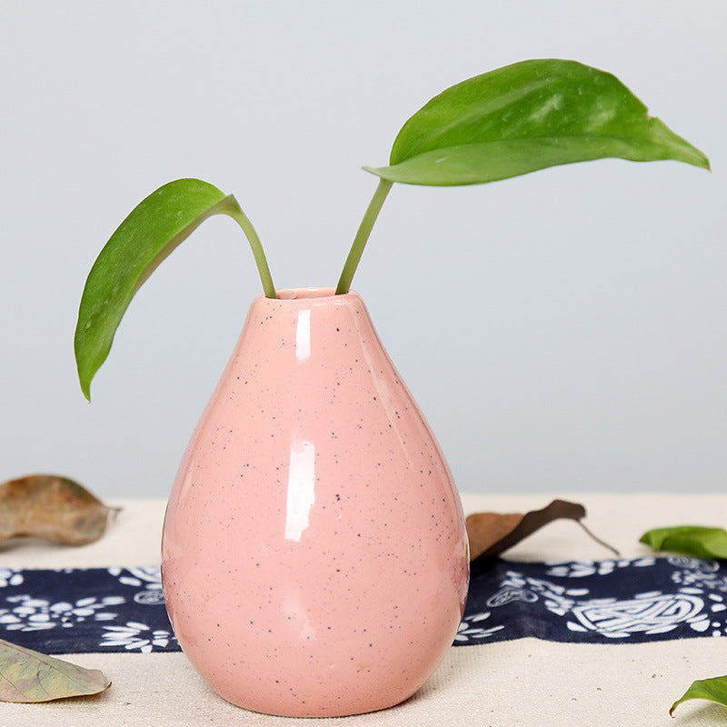 Kreative texturierte Keramikblumenvase Brehn