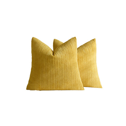 Chunky Ribbed Strick Quadrat Kissenbezüge Set