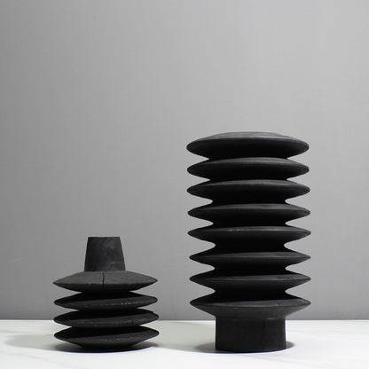 Texturierte Keramische Dekorative Vase