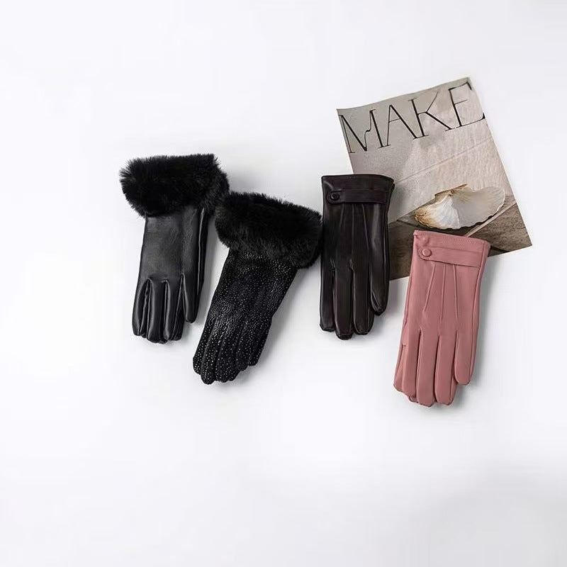Elegante Touchscreen-Lederhandschuhe Brehn