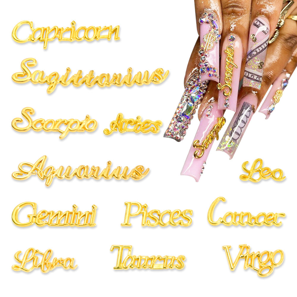 Zodiac Nagelkunst Charms