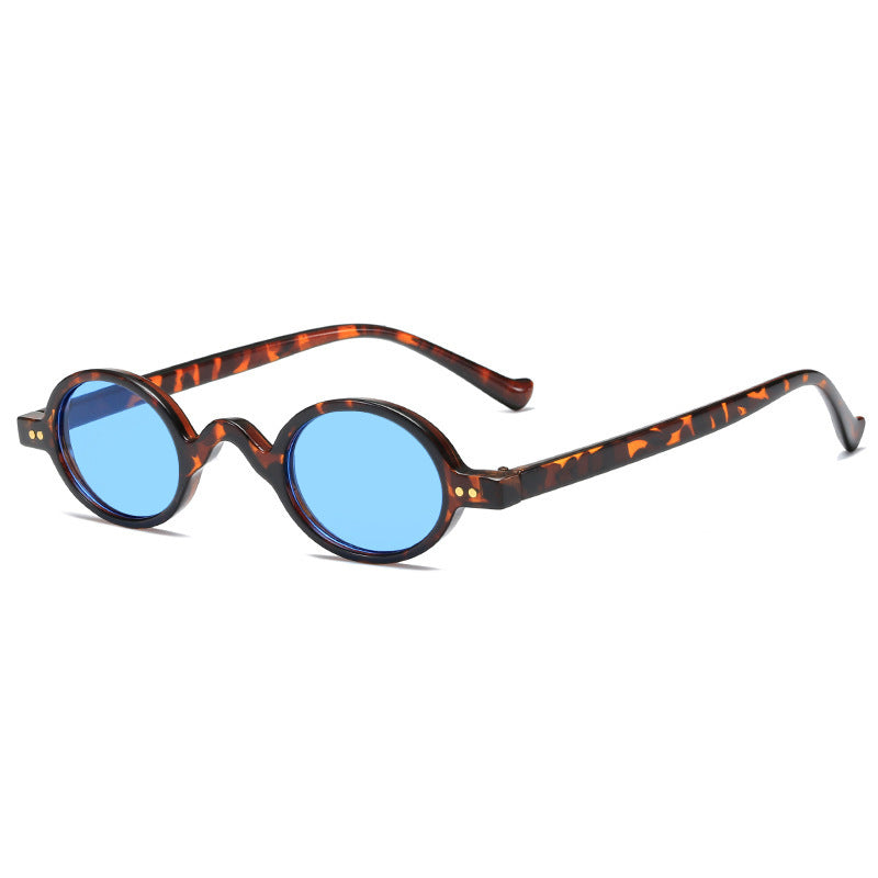Damen runde Sonnenbrille mit markantem Design und hochwertigem Kunststoffrahmen Brehn