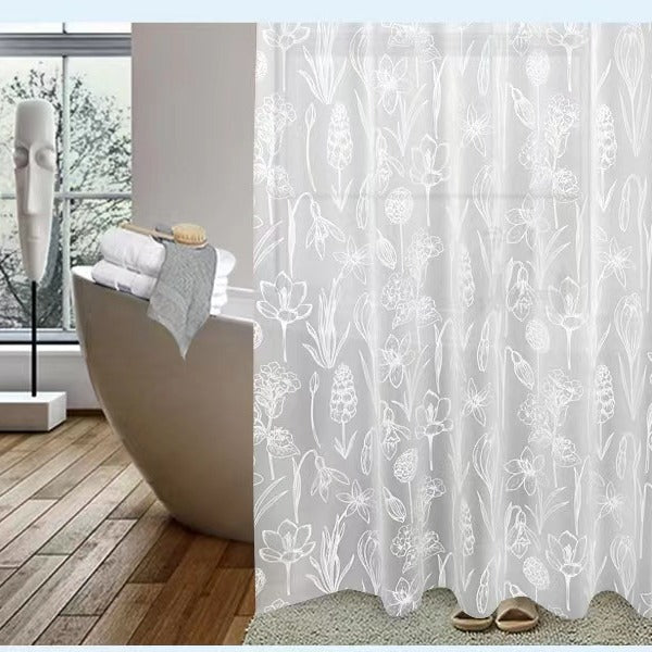 Durchsichtiges Blumenmuster Cover-Up Brehn