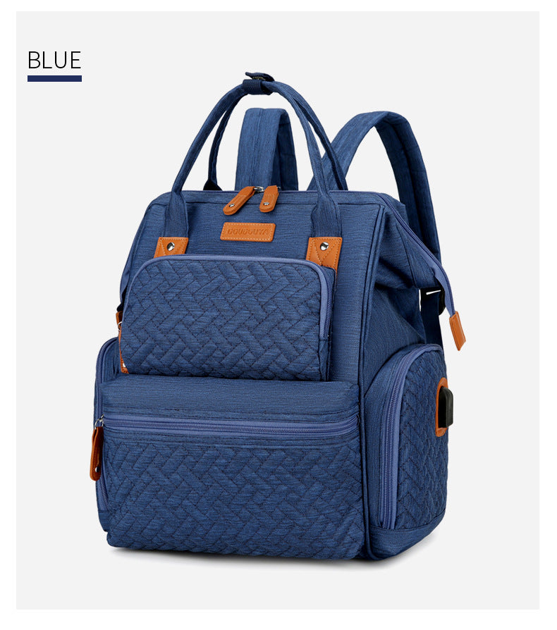 Stylische Multi-Pocket Wickeltasche Brehn