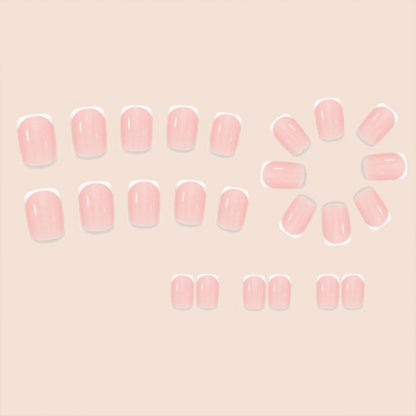 Premium French Tip Press-On Nail Set Brehn