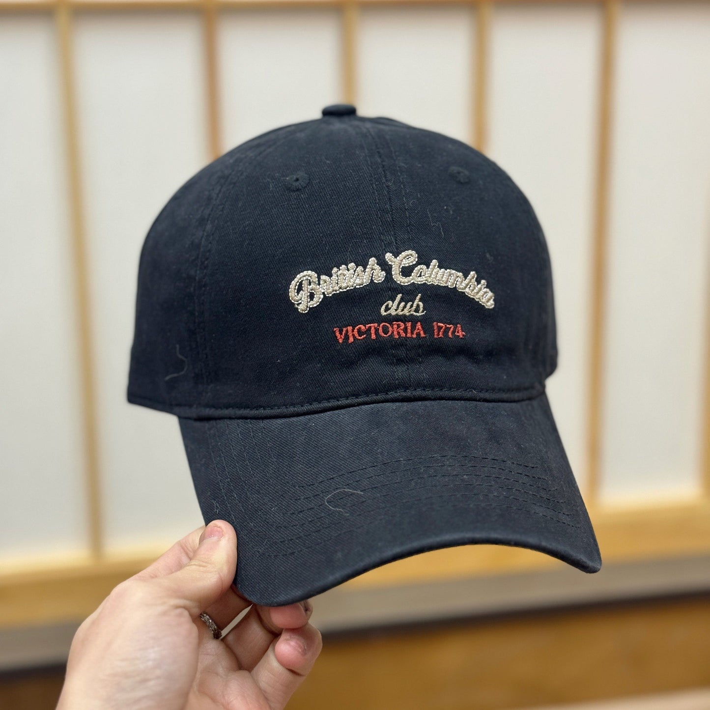 Herren Vintage-inspirierte verrostete Baseballmütze Brehn