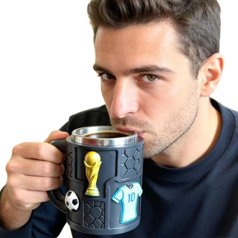 Fußball Motiv Kaffeebecher Brehn