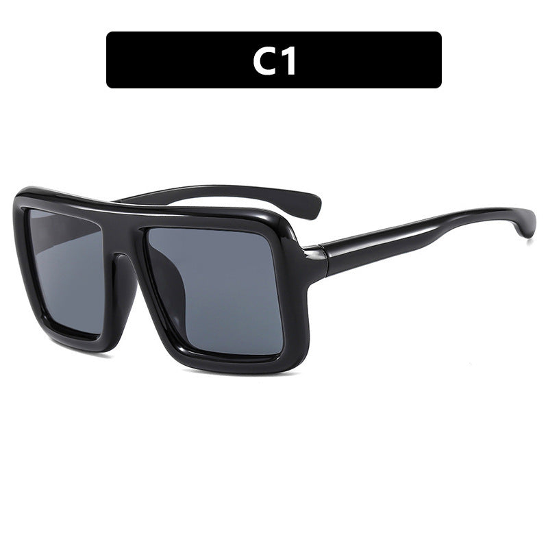 Damen Sonnenbrille im modernen, rechteckigen Design mit hoher UV-Schutzfunktion Brehn