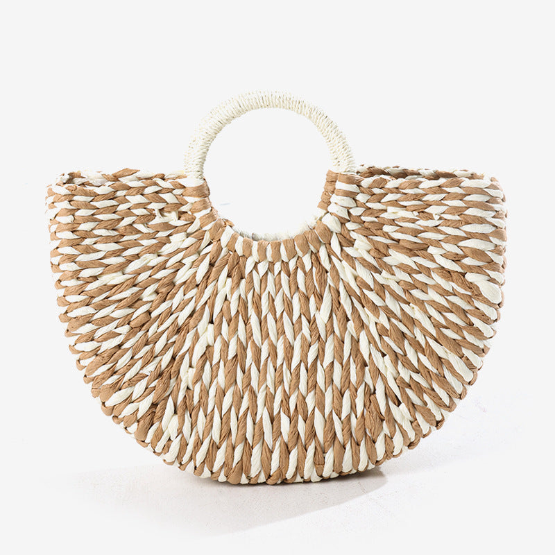 Damen Handtasche mit innovativem, geflochtenem Design Brehn