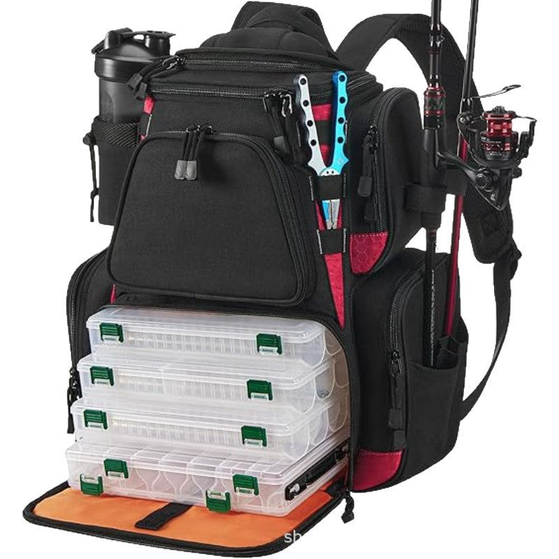 Angeln Multi-Compartment Rucksack Brehn