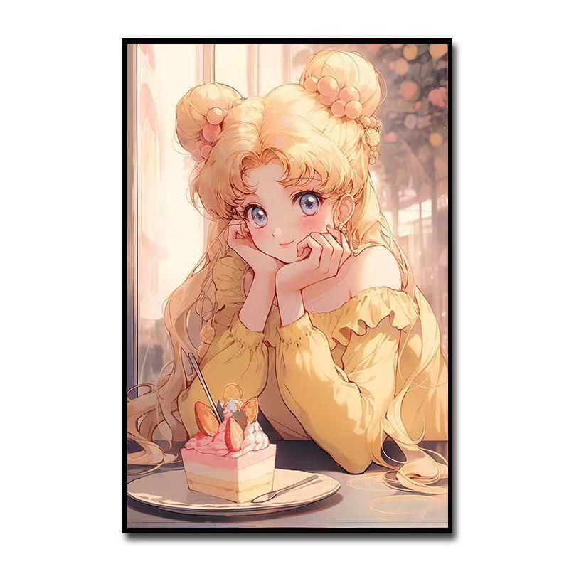 Fantasy-Charakter-Artdruck auf Leinwand Brehn