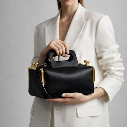 Elegante Krokodil Muster Handtasche