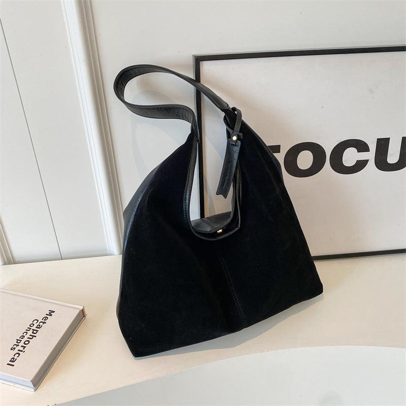 Wildleder Slouchy Schultertasche
