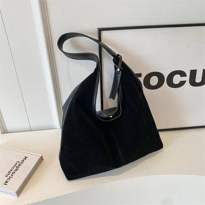 Wildleder Slouchy Schultertasche