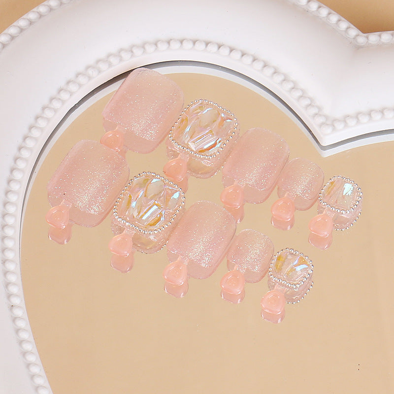 Dekoratives Acryl Press-On-Nagelset Brehn