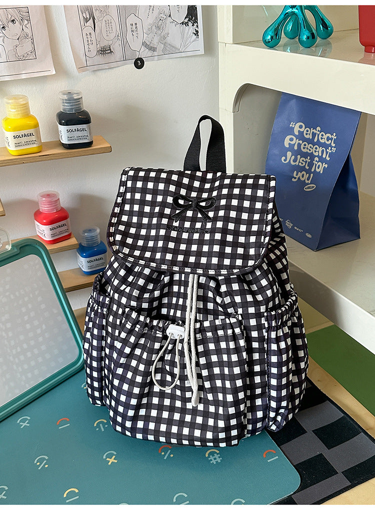 Trendy Kordelzug Freizeit Rucksack Brehn