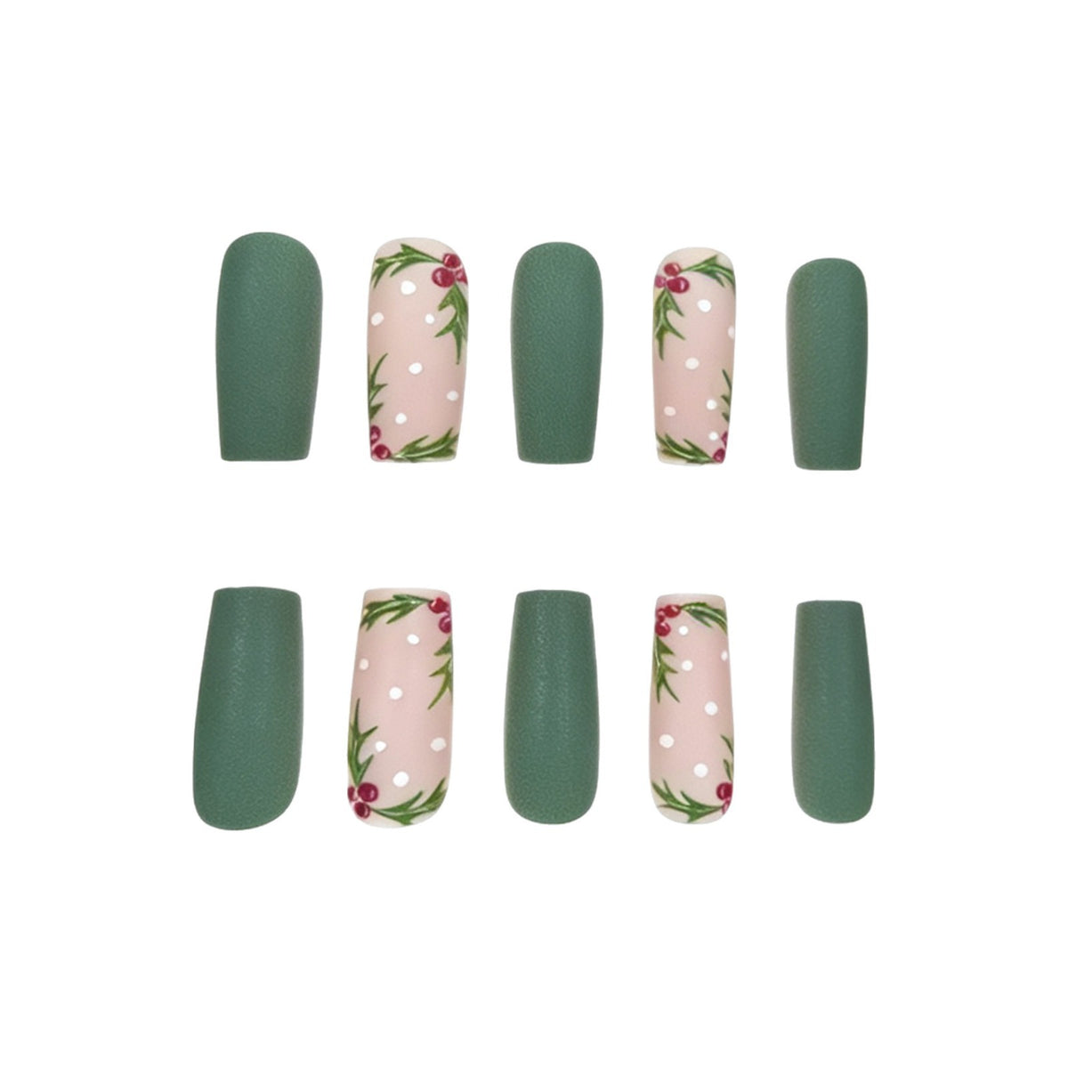 Festive Holly Nail Art Verbesserungen Brehn