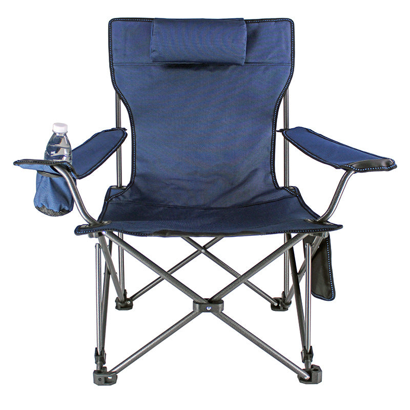 Portable Campingstuhl mit Seitentaschen Brehn