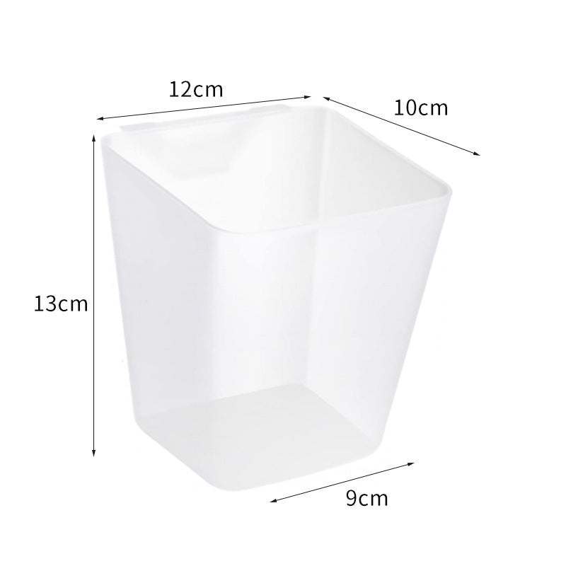 Multifunktionaler schmaler Organizer-Becher aus Kunststoff für Schreibtisch und Bad