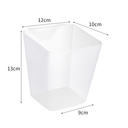 Multifunktionaler schmaler Organizer-Becher aus Kunststoff für Schreibtisch und Bad