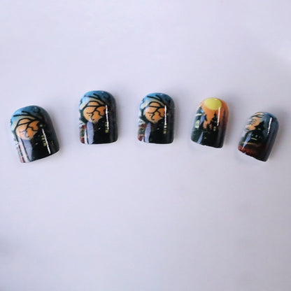 Spooky Halloween Nagelkunst Set Brehn