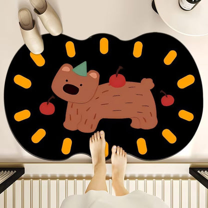 Süße Cartoon Bär Badmatte Brehn