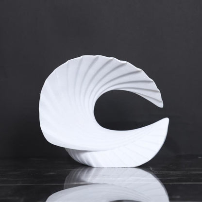 Dekorative Wellen-Skulptur