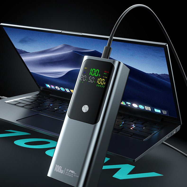 Hochleistungs Powerbank mit Lcd-Anzeige und Schnellladefunktion Brehn