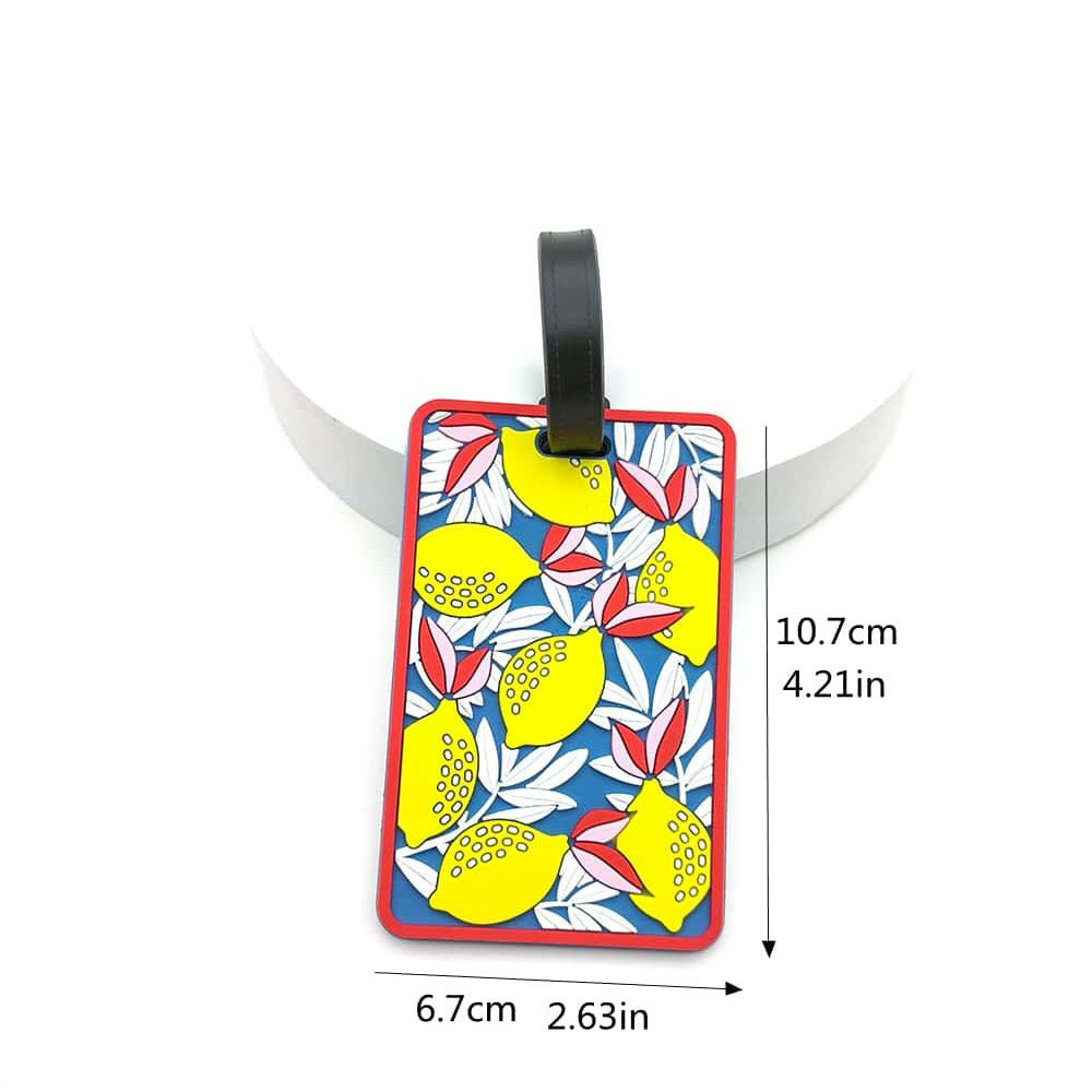 Silicone tropisches Blatt Gepäckanhänger mit geprägt geschichteten Design Brehn