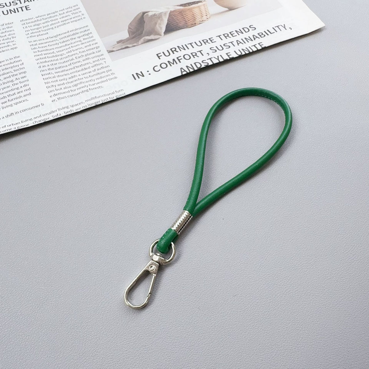 Premium Silikon Loop Schlüsselanhänger Halter Brehn