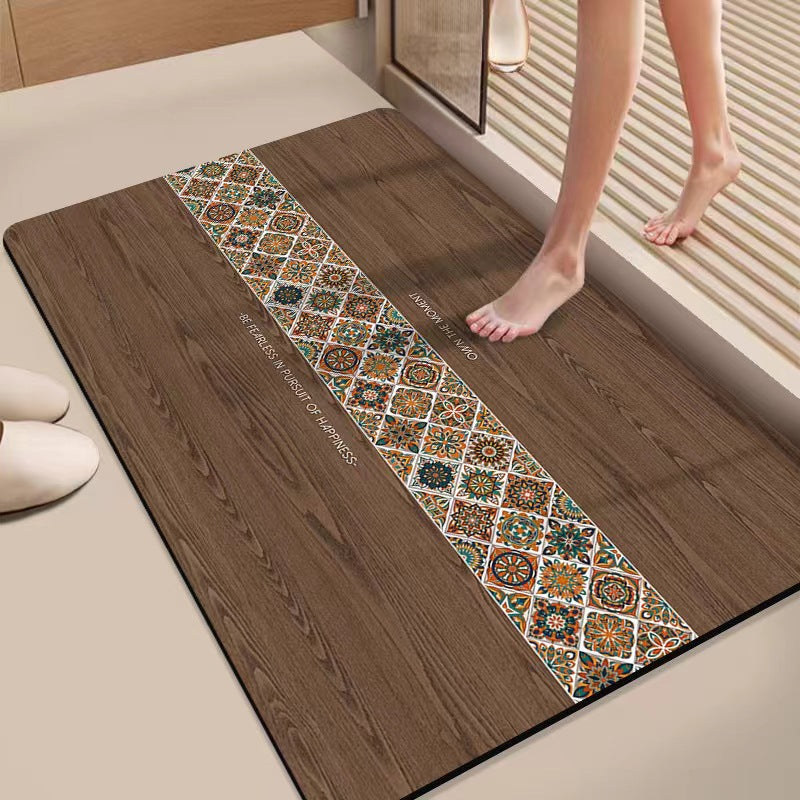 Dekorative Memory Foam Badematte Brehn