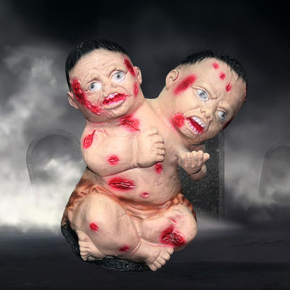 Scared Zombie Baby Deko Brehn