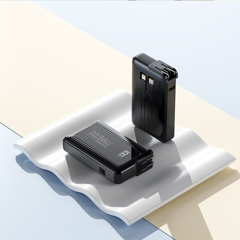 Leistungsstarke Powerbank mit Schnellem Ladeanschluss und Digitaler Anzeige Brehn